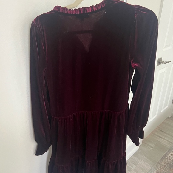 1. STATE RED VELVET DRESS IN SIZE SMALL - Picture 3 of 5